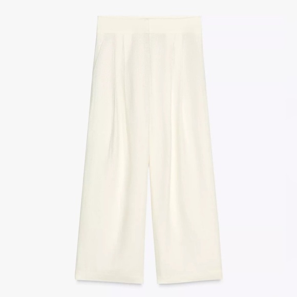 100% LINEN DARTED TROUSERS ZW COLLECTION - Picture 8 of 8